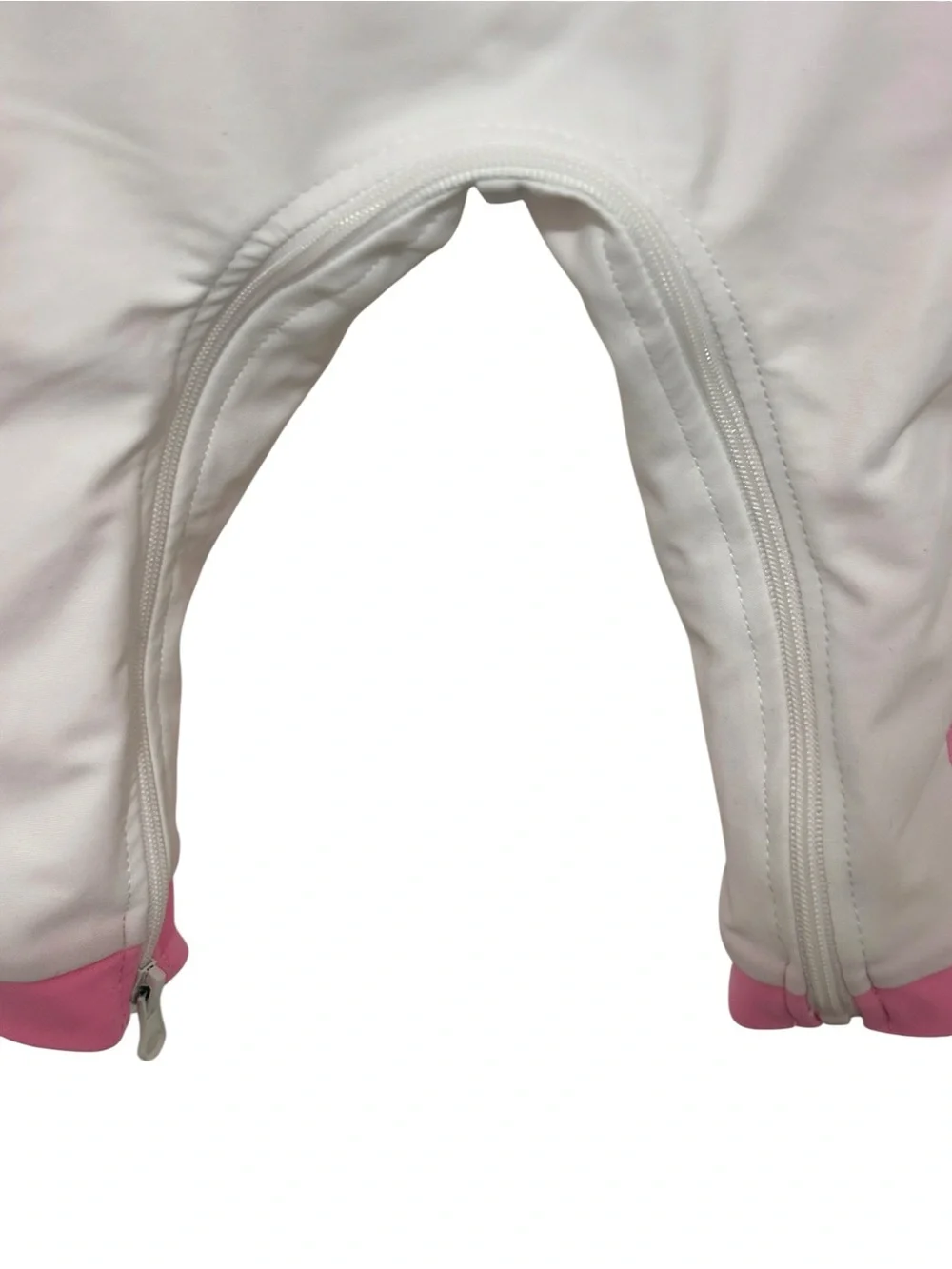 For Love Pink and White Baby Long Sleeve One-Piece Swimsuit 6 months